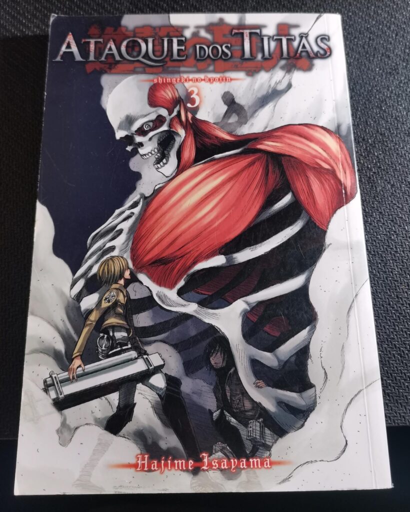 Mangá Ataque dos Titãs (Shingeki no Kyojin) Vol. 3 — Editora Panini (Português)