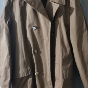 Sobretodo Vintage Grais Usa Gabardina Con Abrigo Corderito Talle S/M