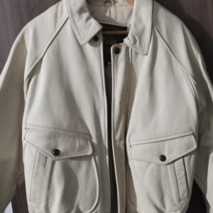 Campera Bomber Cuero Genuino Wilsons Leather Vintage Talle S/M