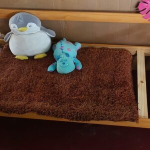 Cama de Una Plaza en Madera Maciza Lustrada