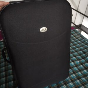 Bolso Maleta De Viaje Semirrígida Negra Like De Carga Manual